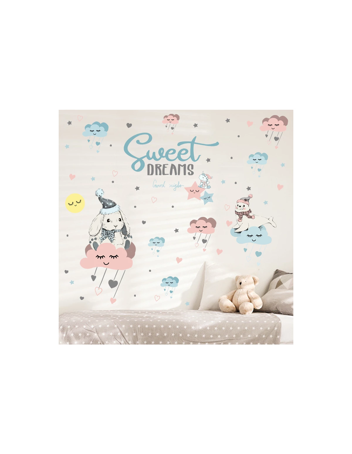 Autocolant de perete sweet dreams 82x100cm