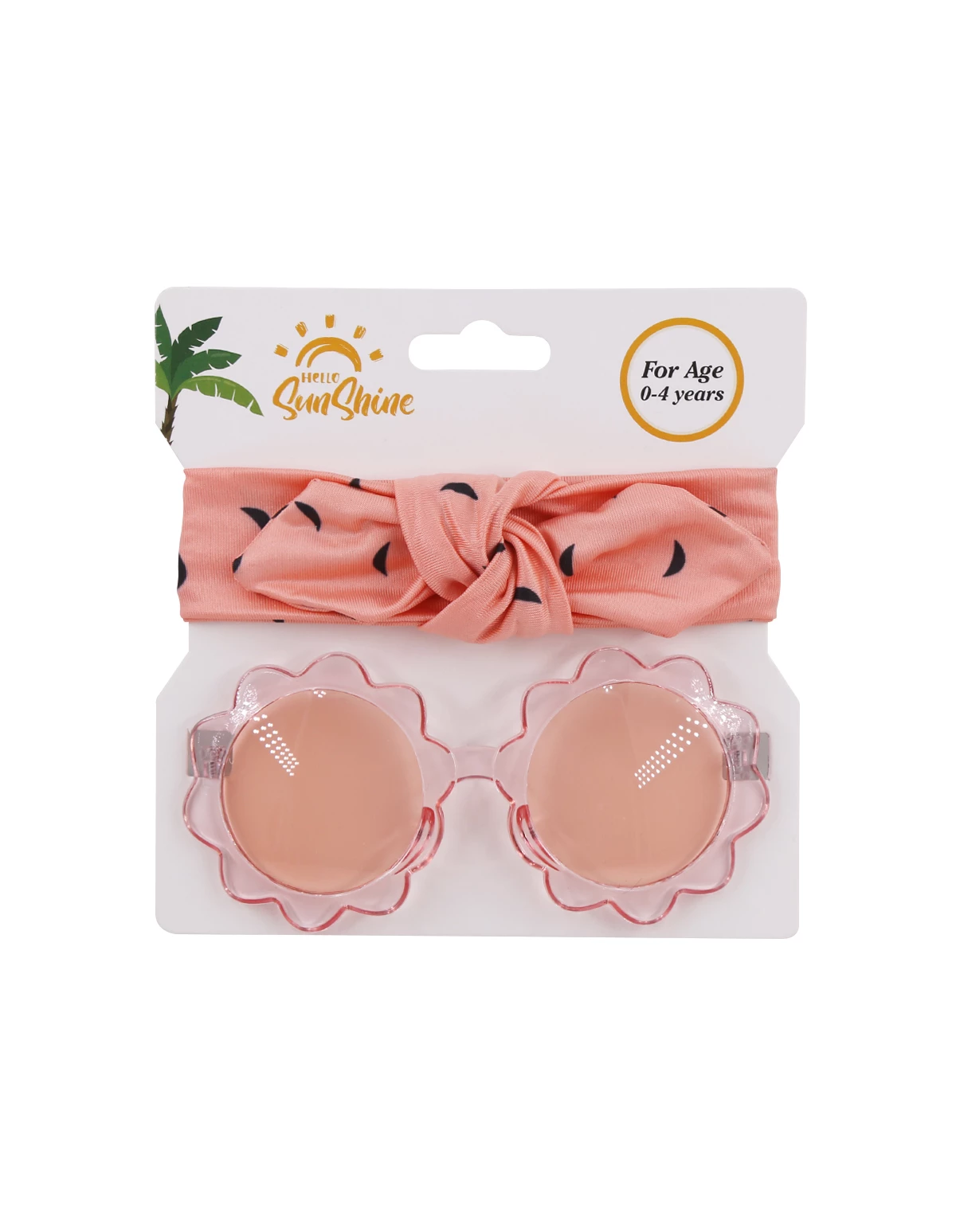 Bentita cu ochelari SUNSHINE coral