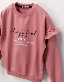 Bluza Always find, roz prafuit