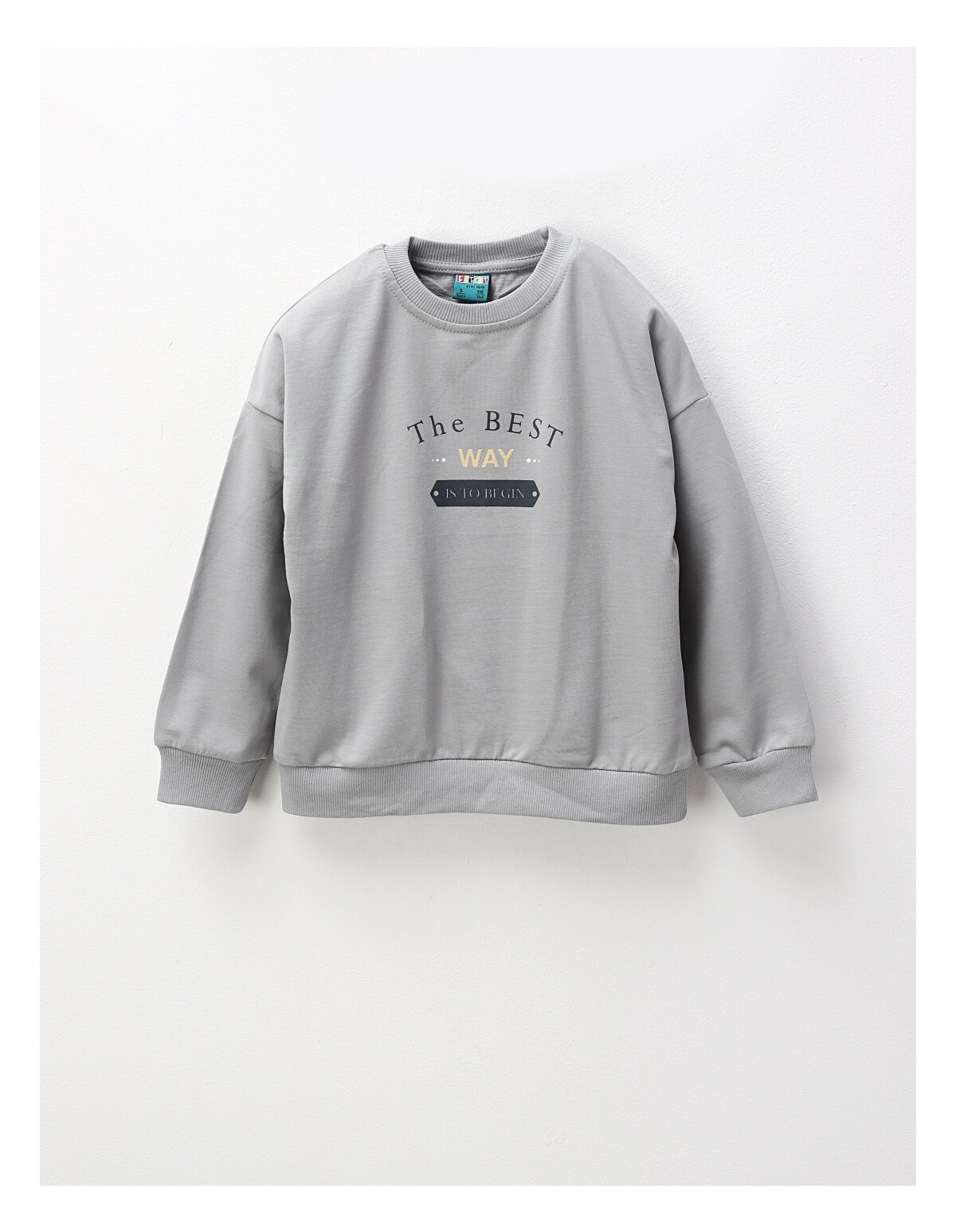 Bluza BE BEST WAY, bleu-gri