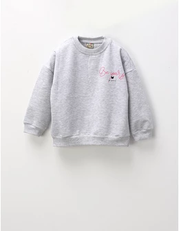 Bluza Be Yours Wings, gri