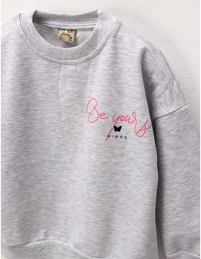 Bluza Be Yours Wings, gri picture - 2