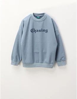 Bluza Chasing, albastru prafuit