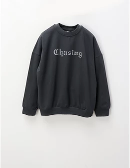 Bluza Chasing, gri inchis