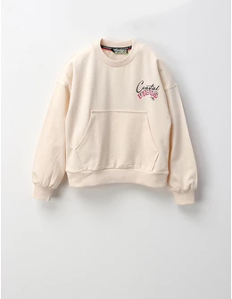 Bluza Coastal VIBES, crem