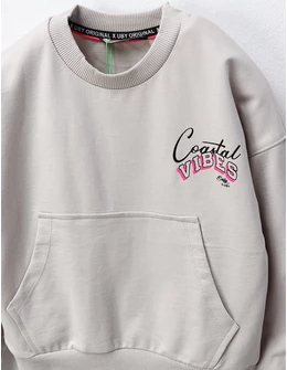 Bluza Coastal VIBES, gri