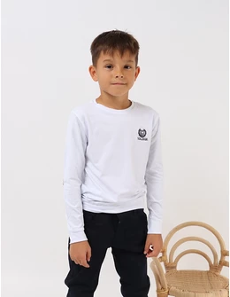 Bluza College model alb
