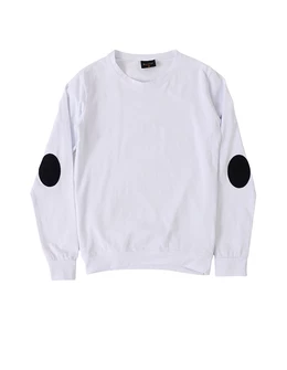 Bluza Elev College, model alb
