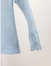 Bluza fetite maneci bufante Sonia bleu picture - 3