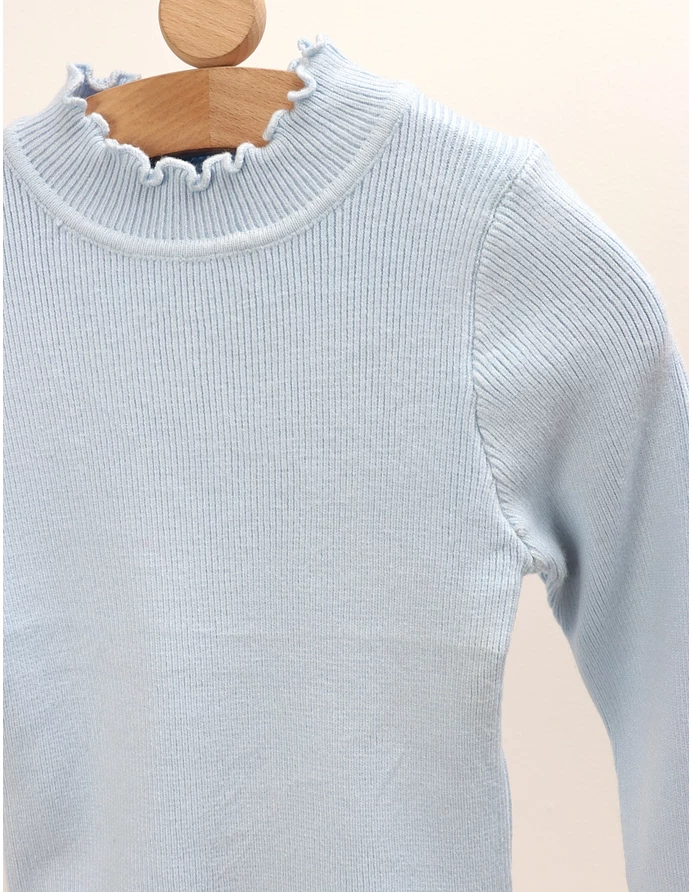 Bluza fetite Raluca bleu picture - 2