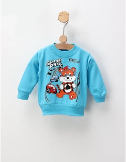 Bluza flausata GRAND albastru by FDY