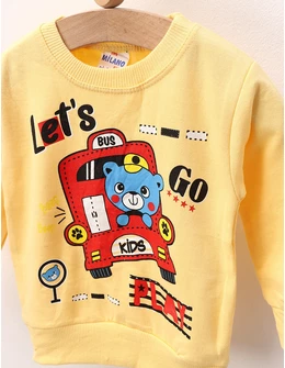 Bluza flausata Lets go galben by FDY