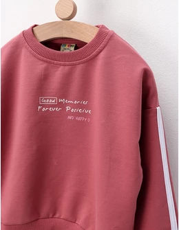 Bluza GOOD Memories, roz prafuit