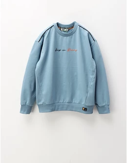 Bluza Keep On Rising, albastru