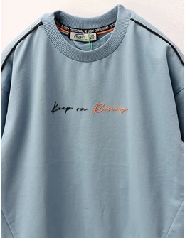 Bluza Keep On Rising, albastru