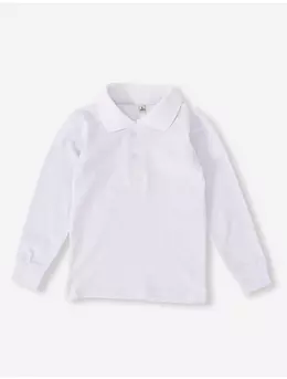 Bluza pentru baietei stil POLO model alb 1