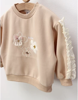 Bluza premium BOOM, crem