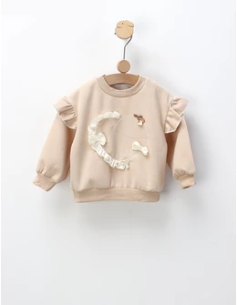 Bluza premium From Heart, crem