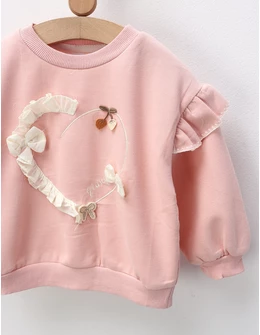 Bluza premium From Heart, roz