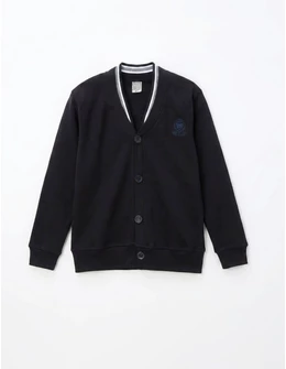 Bluza School, bleumarin