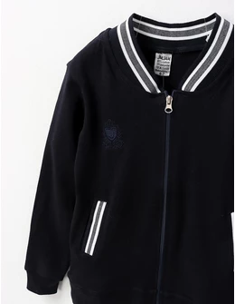 Bluza School New, bleumarin inchis