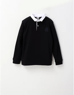 Bluza School Time, bleumarin inchis