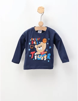 Bluza subtire BasketBall, bleumarin