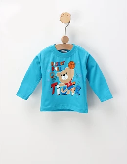 Bluza subtire BasketBall, turcoaz