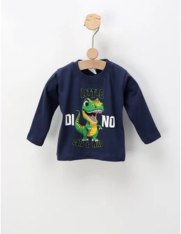 Bluza subtire, Cute and Wild, bleumarin