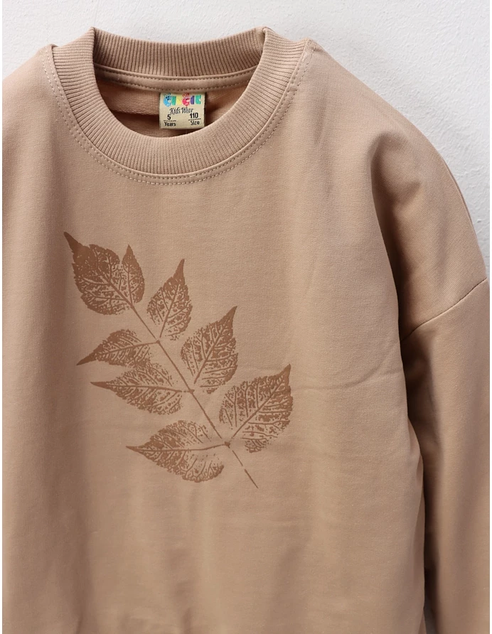 Bluza Sweet Leaf, bej picture - 2