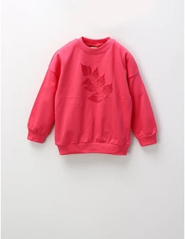 Bluza Sweet Leaf, ciclam