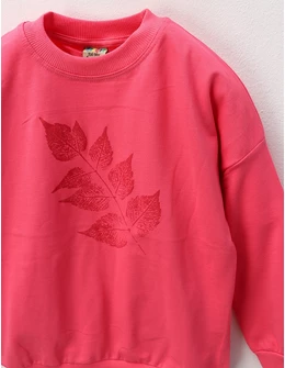 Bluza Sweet Leaf, ciclam