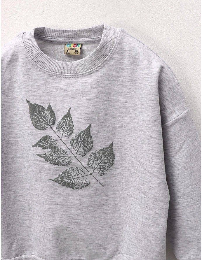 Bluza Sweet Leaf, gri picture - 2