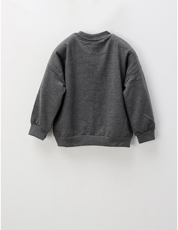 Bluza Sweet Leaf, gri inchis picture - 3
