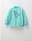 Bluza Sweet Leaf, turcoaz picture - 1