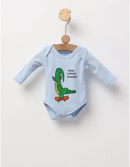 Body Ace Trase, Croco pe Skate, ML, blue