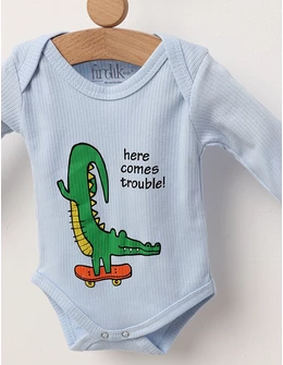 Body Ace Trase, Croco pe Skate, ML, blue