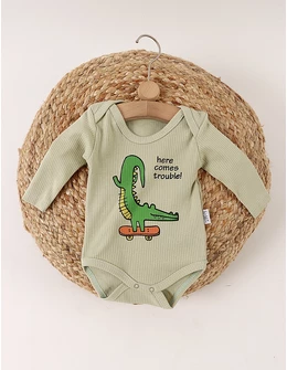 Body Ace Trase, Croco pe Skate, ML, verde fistic