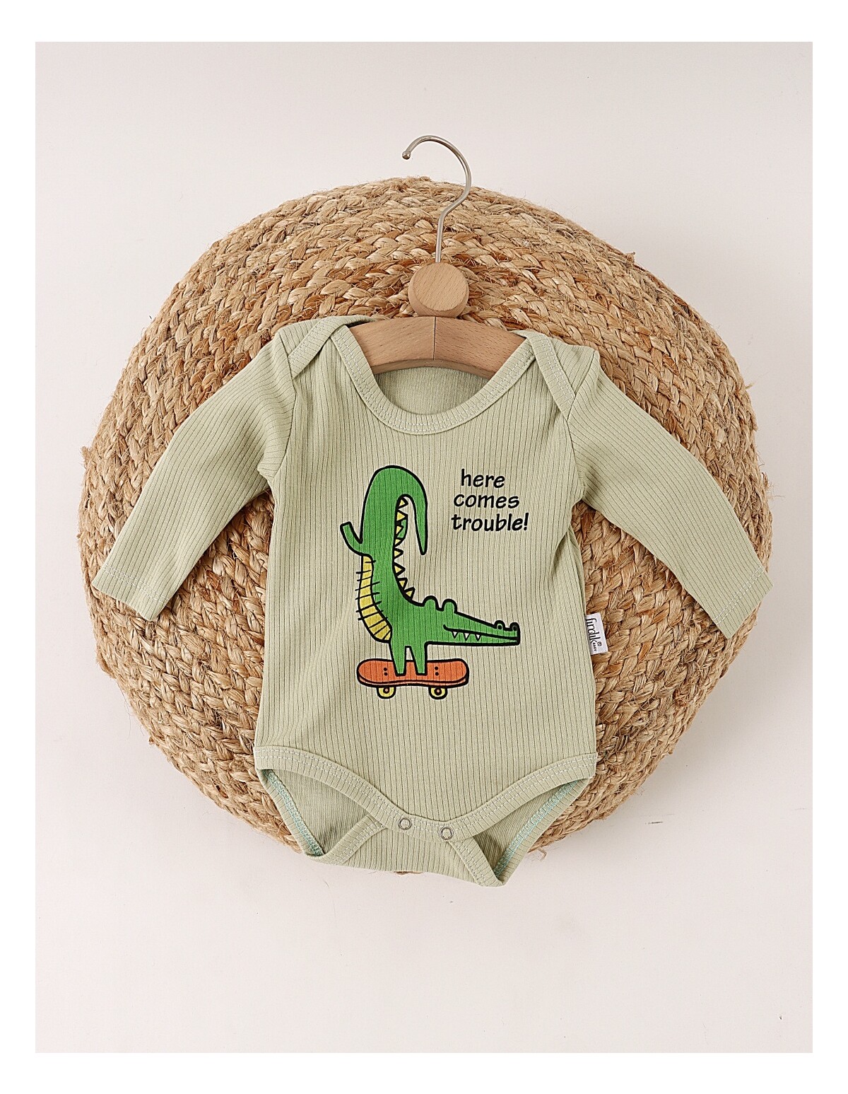 Body Ace Trase, Croco pe Skate, ML, verde fistic