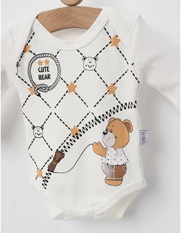 Body Cute Bear Gugci, alb
