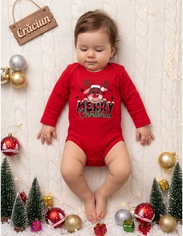 Body Merry Christmas, rosu