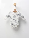 Body ML, Little One, alb-bleumarin picture - 2