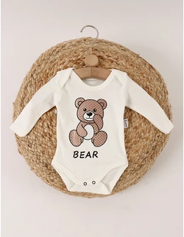 Body Ursul Teddy model ecru 68 (3-6 luni)