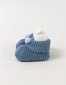 Botosei acrilic ciucuras albastru