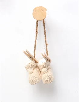 Botosei acrilic ciucuras crem