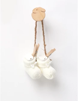 Botosei acrilic fundita alb