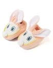 Botosei bumbac iepuras coral-alb 1