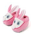 Botosei bumbac iepuras roz-alb 1