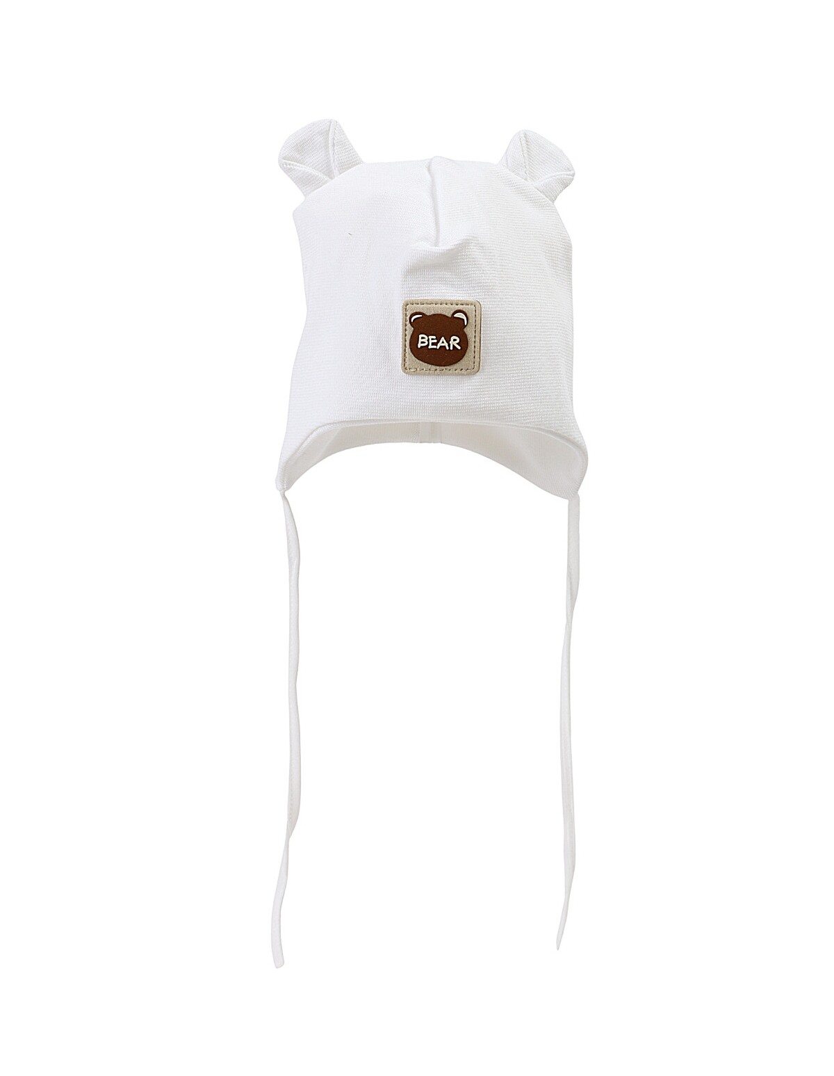 Caciulita, Bear Style cu urechiuse, alb