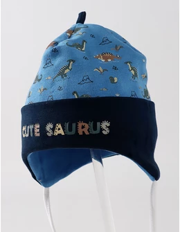 Caciulita copii, CUTE SAURUS, albastru-bleumarin
